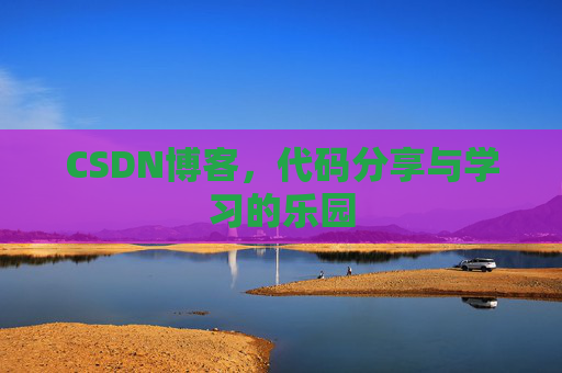 CSDN博客，代码分享与学习的乐园